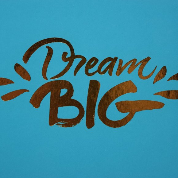 Dream Big Spiral Journal Hardcover Lined Pages Diary Back to School Notes Doodle - Picture 2 of 14